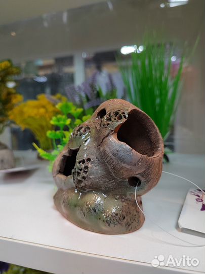 Амфора - декор для аквариума