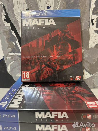 Mafia Trilogy PS4 диск новый русская версия