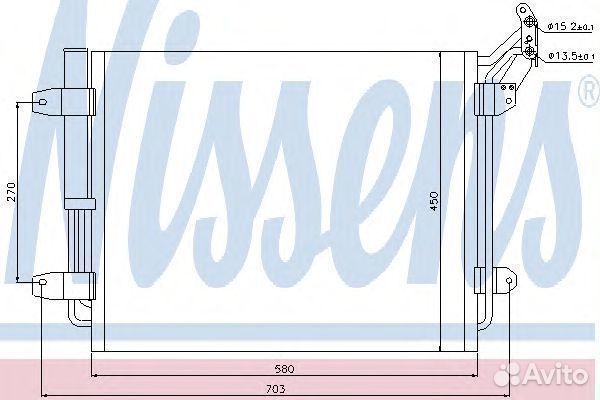 Конденсатор 940138 nissens