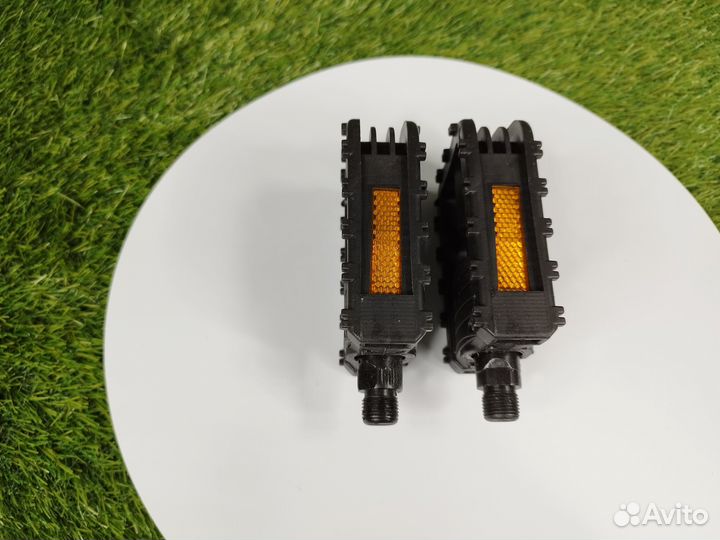 Педали, складные, нейлон/бористая сталь, комплект