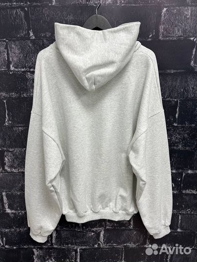 Худи yeezy черные псы серое