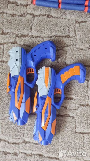 Пулемет и 2 пистолета на пульках