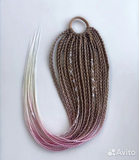 Афрорезинки, косы и фонарики на резинке