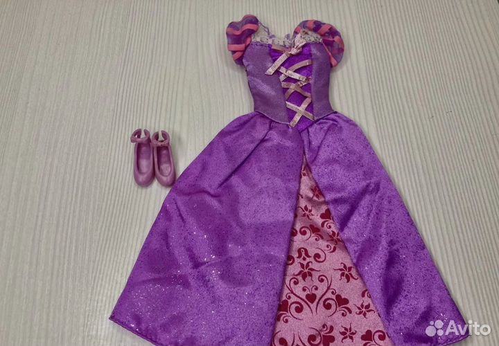 Одежда от куклы рапунцель mattel