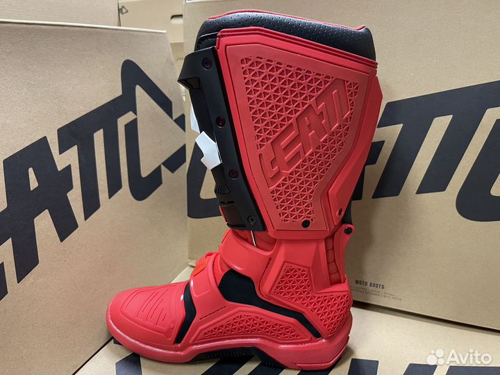 Мотоботы Leatt Boots 5.5 FlexLock Red