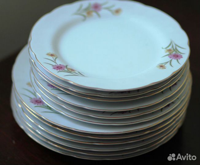 Тарелки фарфоровые японские