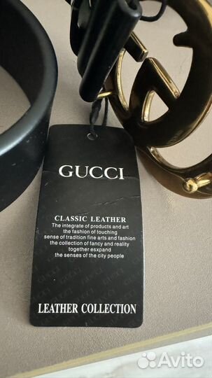 Ремень женский кожаный gucci