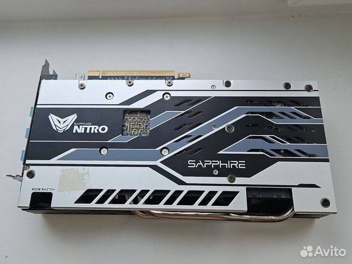 Видеокарта rx580 8gb sapphire nitro+