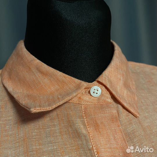 Рубашка из льна Lands End п.M