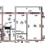 2-к. квартира, 55 м², 9/10 эт.