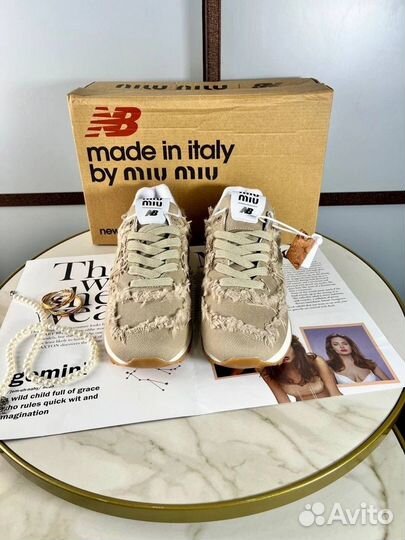 Кроссовки Miu Miu x New Balance 530 “Beige