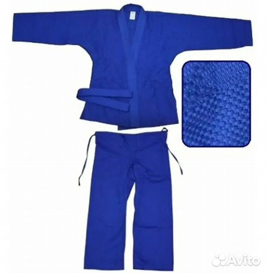 Кимоно для дзюдо синее 150