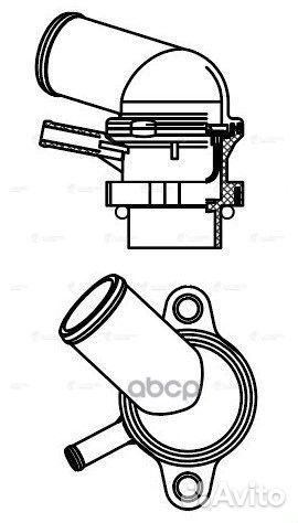 Термостат chevrolet lanos/lacetti 1.4/1.6 0.4