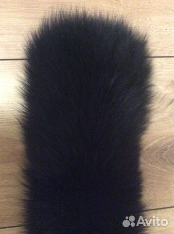 Натуральная опушка для капюшона 84 см