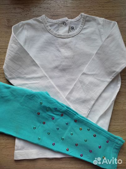 Вещи пакетом для девочки 86 92