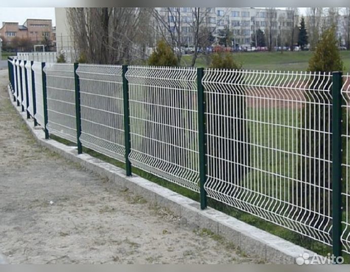 Забор сетка 3д