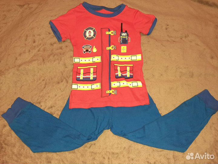 Костюм пожарного новогодний 104р-р
