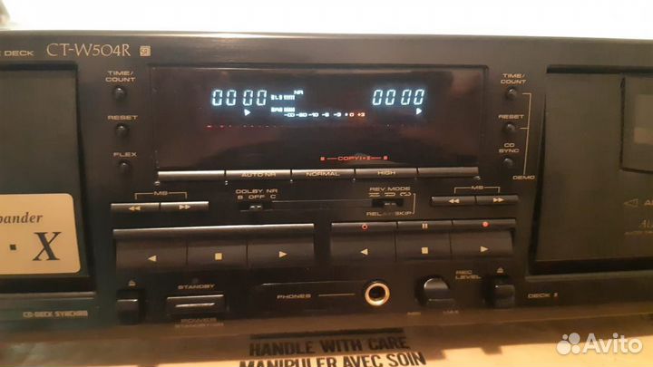 Кассетная дека pioneer ct-w504r