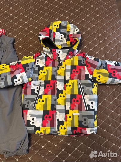 Комплект с полукомбинезоном зимний, lenne, 110