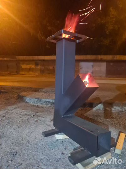 Печь ракета