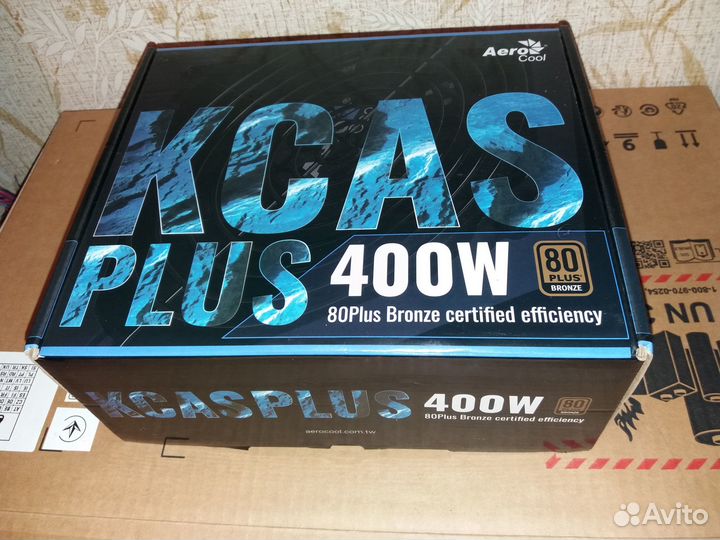 Блок питания Aerocool kcas plus 400W 80Plus Bronze