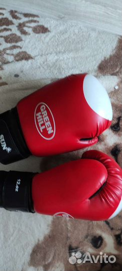 Боксерские перчатки 12 oz green Hill