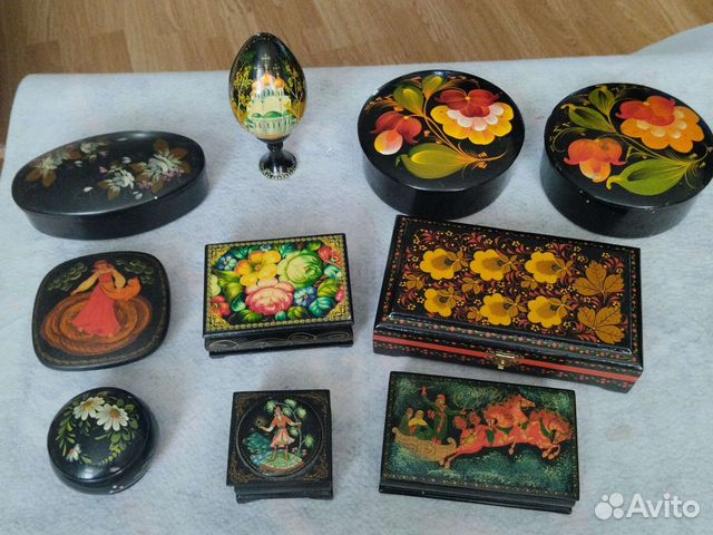 Шкатулка деревянная и металлическая СССР