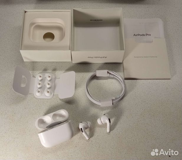 Air Pods PRO шумоподавление 2-го поколения. Люкс