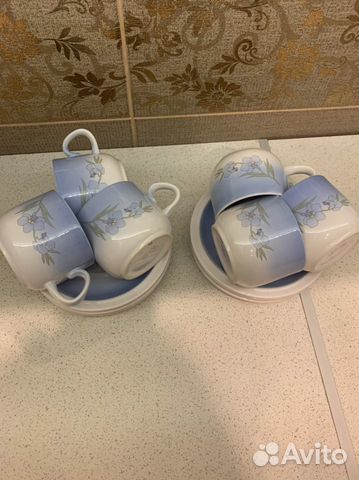 Фарфоровый Набор Чашки и блюдца гдр