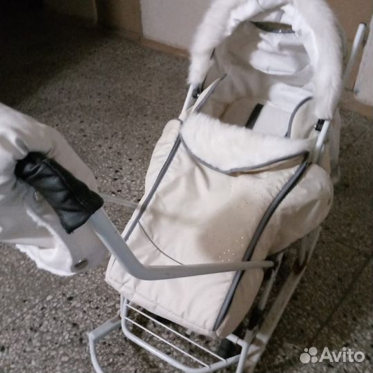 Детские санки-коляска