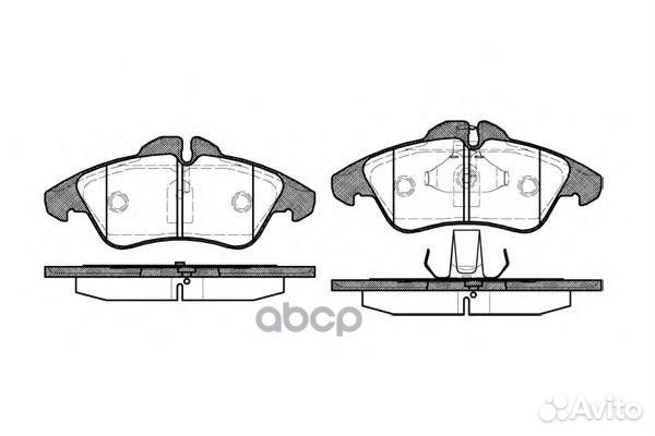 578 00 колодки дисковые перед MB Vito/Sprinter