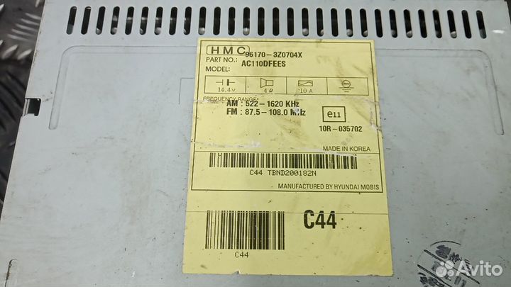 Магнитола hyundai I40 2013