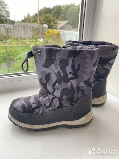 Сапоги дутики 35 р-р