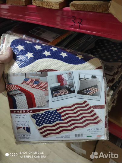 Коврик для ванной И туалета 54Х82 Америка