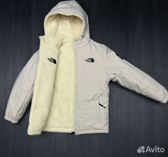 Двухсторонняя куртка TNF барашек