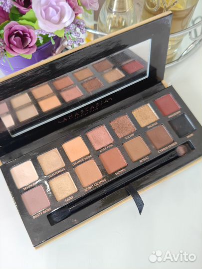 Палетка теней soft glam ABH