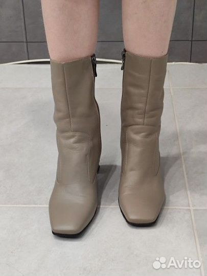 Ботильоны кожа 39- 40