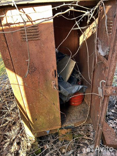 Ящик стальной уличный для газовых баллонов