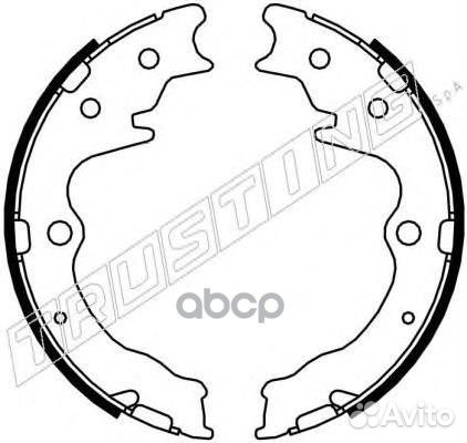 Колодки тормозные 049163 Trusting