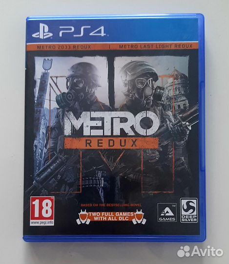 Диск Metro redux ps4