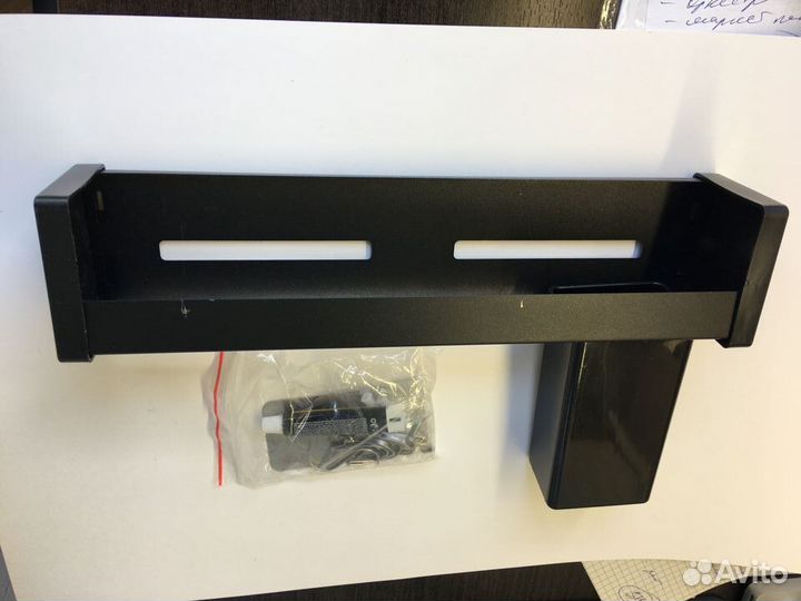 Полка металлическая для кухни (черная)