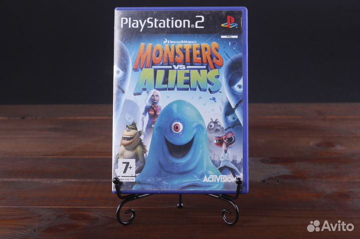PS2 Monsters vs Aliens PAL Лицензия