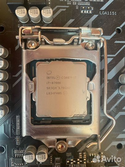 CPU Intel Core i7 8700k