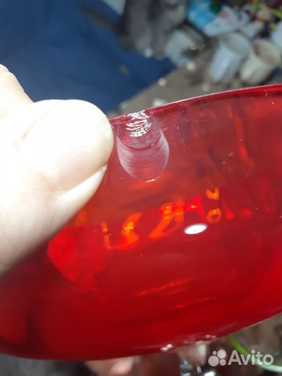 Фруктовницы СССР красная и зеленая