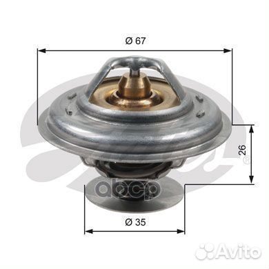 Термостат TH13287G1 (7412-10217) TH13287G1 Gates