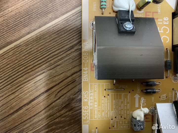 Плата питания для телевизора samsung 49MU6670U