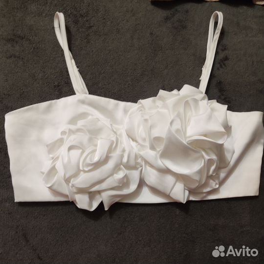 Топ с розой