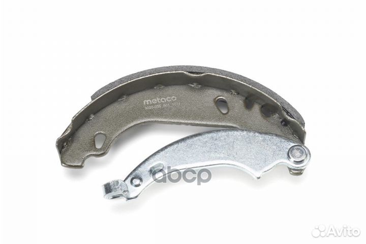 Колодки барабанные к-кт peugeot 206 98 180x3