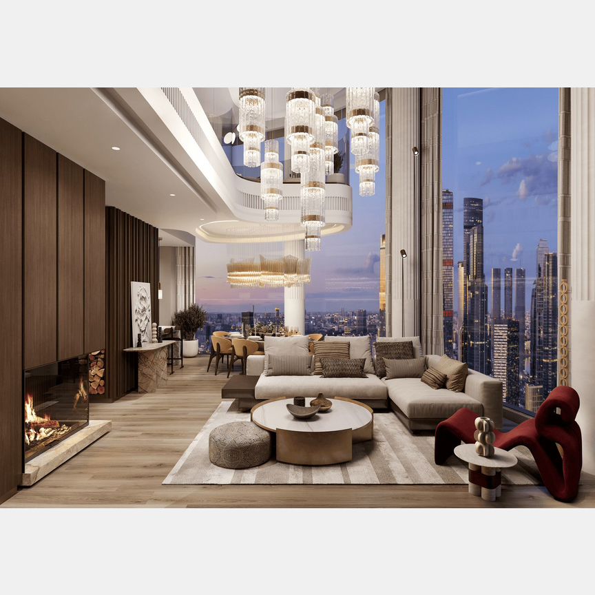 3-к. квартира, 96,6 м², 10/46 эт.