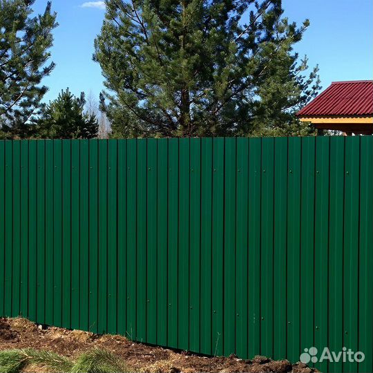 Забор из профнастила в Удомле